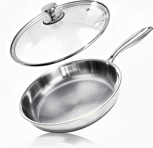 Pure titanium hammered - hammered, 11.02"