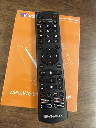 Vseebox voice remote backlit - voice,