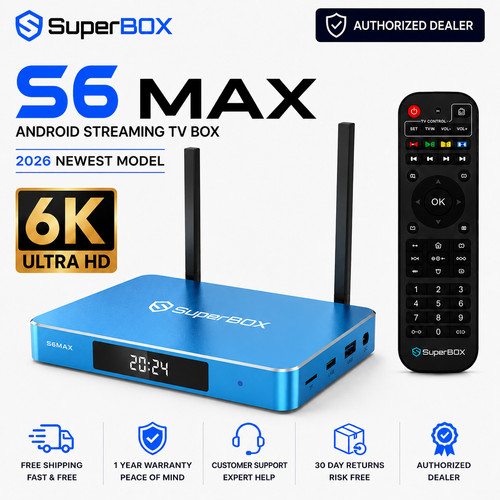 Superbox max ultra hd - superbox, s6