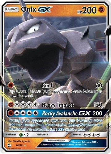 Onix 68 pokemon - 36/68,